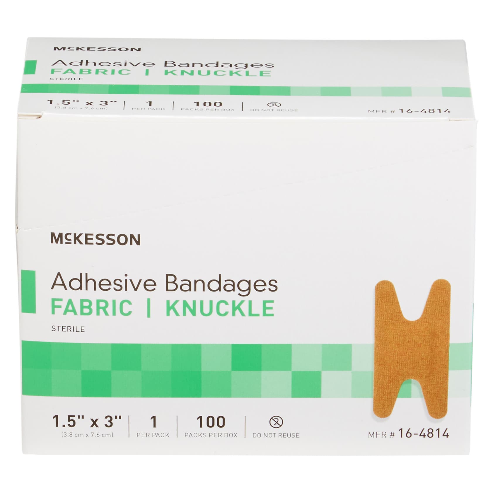 McKesson Fabric Knuckle Strip Adhesive Bandage - Image 5