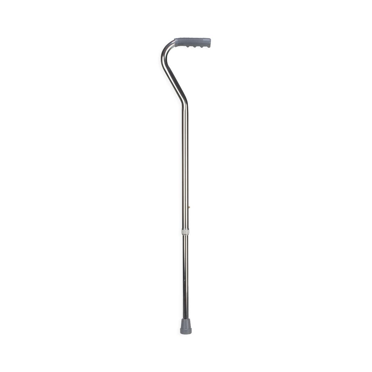 Healthsmart Offset Cane, Aluminum Silver Finish - Image 1
