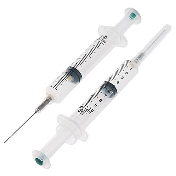 Retractable Vanishpoint Safety Syringe with Hypodermic Needle, 10ml, 21G x 1" - Case of 5000 - Image 1