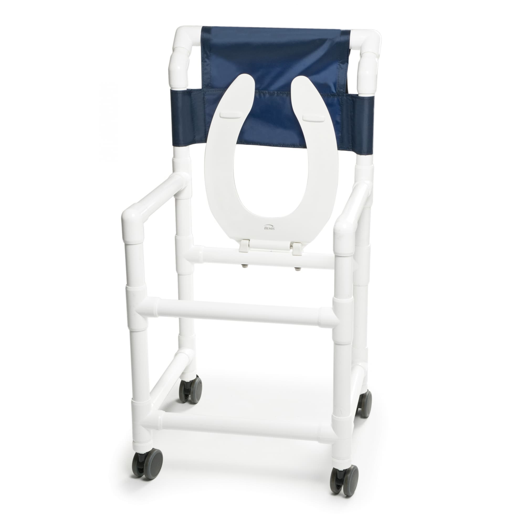 Lumex PVC Shower Commode Chair - Image 3