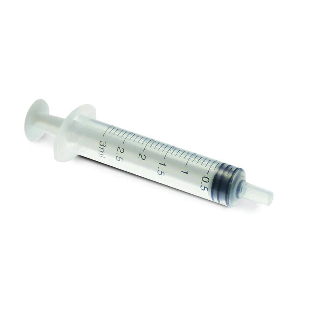Nipro General Purpose Syringe, Luer Slip Tip, 3 mL - Case of 1000 - Image 1