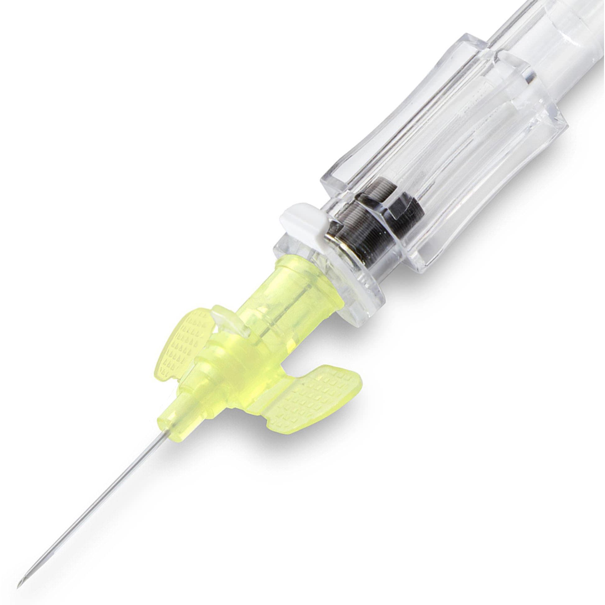 McKesson Peripheral IV Catheter with Winged Hub, 24 Gauge, 3/4 Inch, 20 mL /min - Case of 200 - Image 1