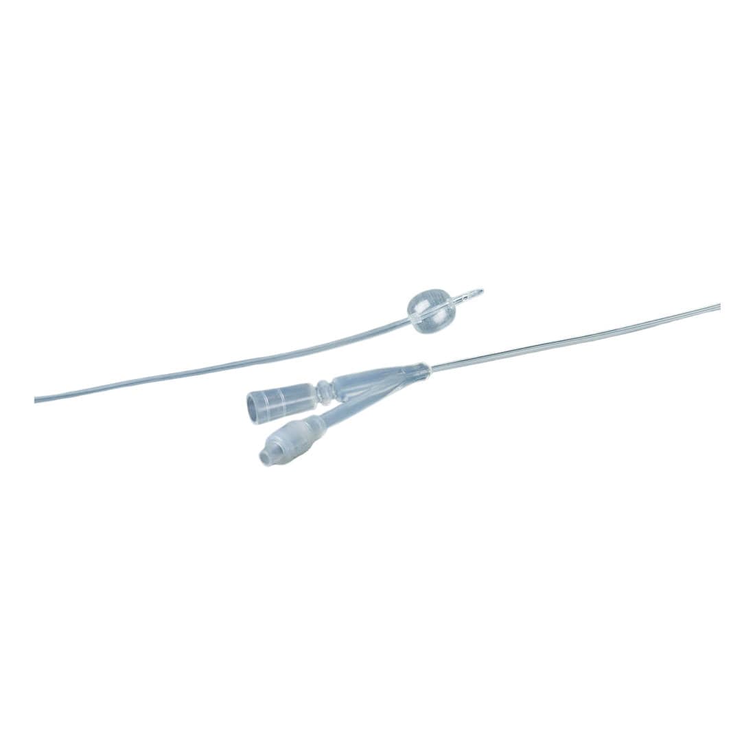 Bard Uncoated Silicone 2-Way Foley Catheter, 18 Fr, 30cc - Case of 12 - Image 1