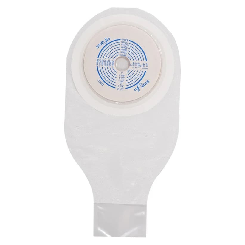 ActiveLife 1-Piece Cut-to-Fit 12 Inch Drainable Pouch, Transparent, 3/4 to 2-1/2 Inch - Box of 20 - Image 1