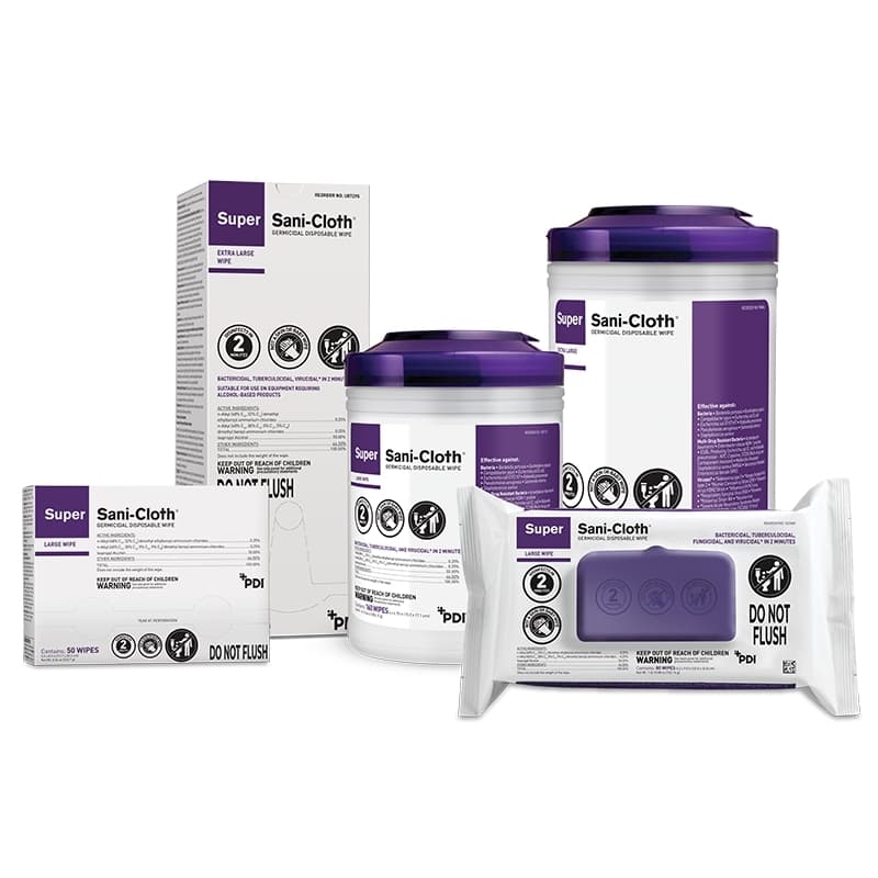 Super Sani-Cloth Germicidal Disposable Wipes