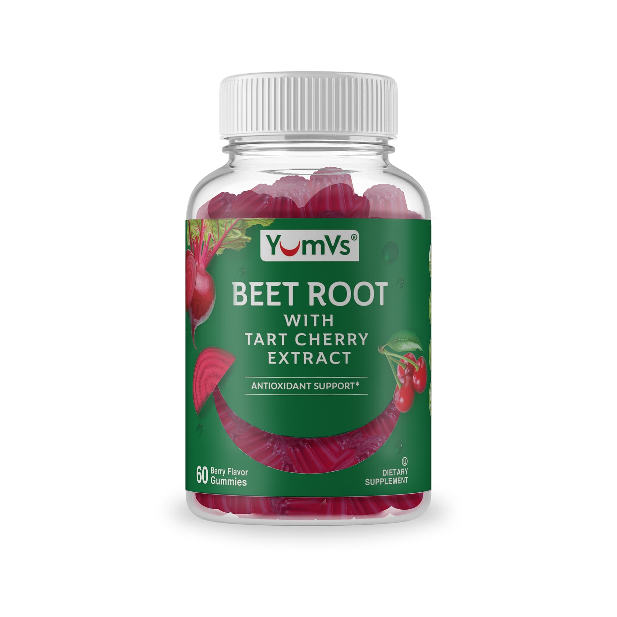 YumVs Beet Root with Tart Cherry Extract Gummies - Image 1