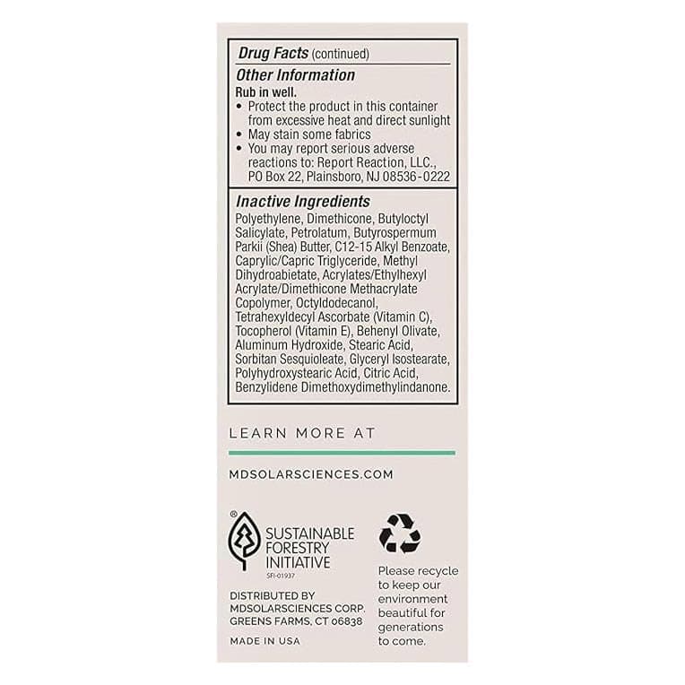 MDSolarSciences Solar Stick Sunscreen SPF 40, 0.6 oz - Image 9