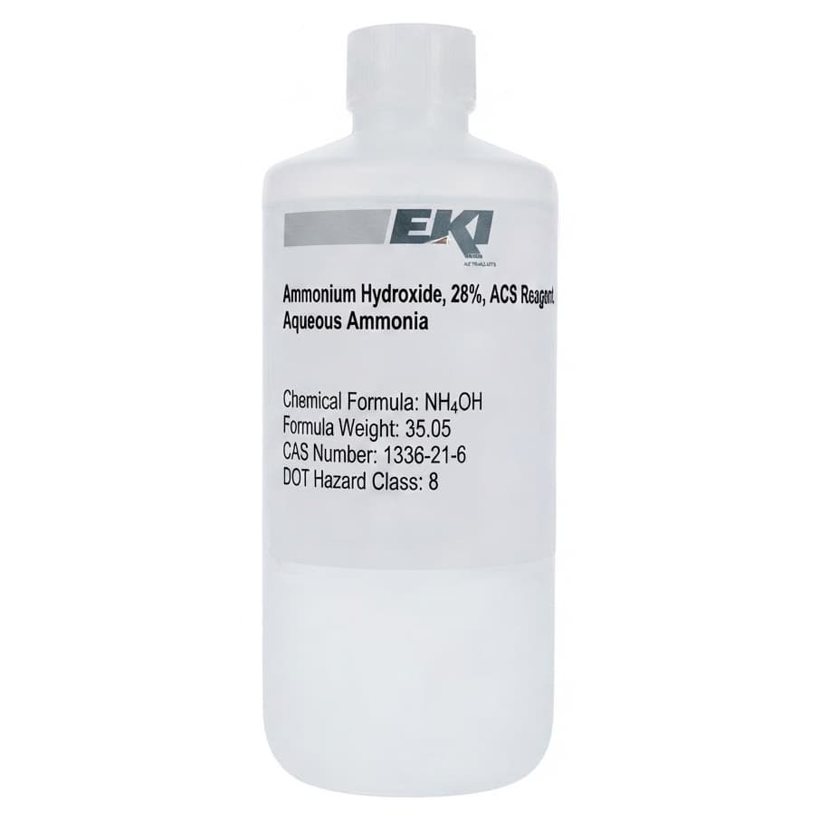 Ek Industries Ammonium Hydroxide 28-30%, 500 ml - Each - Image 1