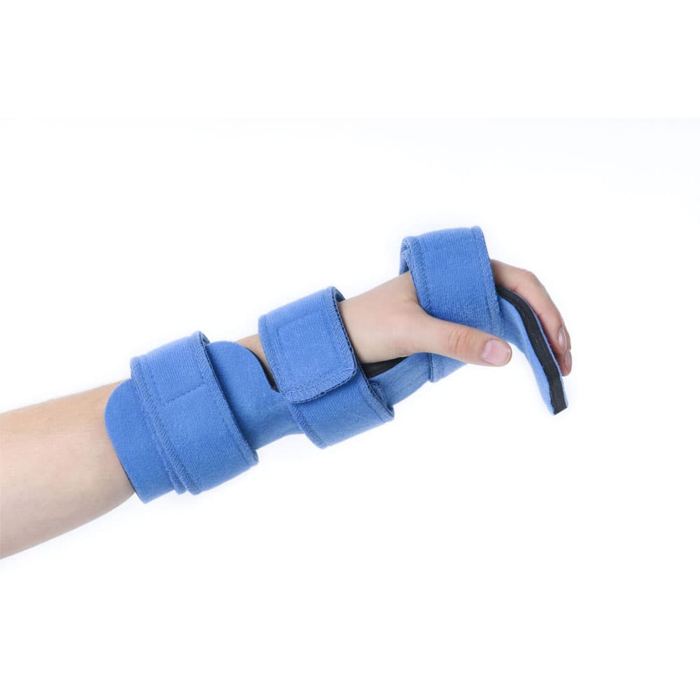 Comfyprene hand wrist, adult large, light blue with neoprene cover - Image 1