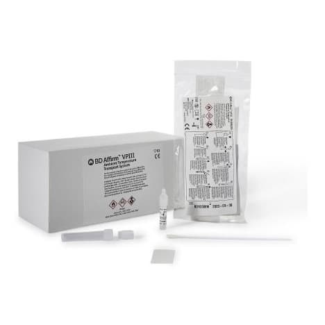 BD Affirm VPIII Specimen Collection and Transport Kit, Vaginal Fluid Sample, 0.3 mL - Case of 100 - Image 1