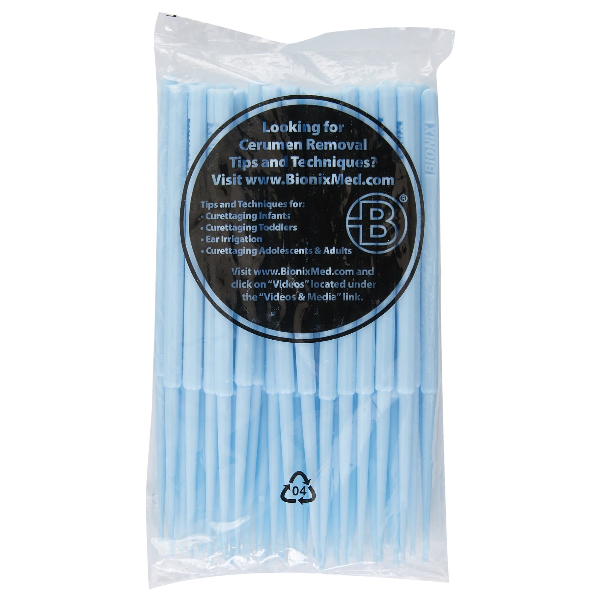 Bionix InfantScoop Ear Curette, Oval Cup Tip - Box of 50 - Image 2