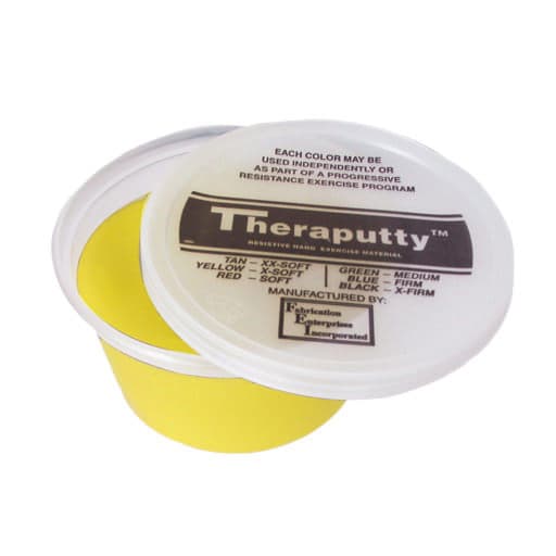 Theraputty Standard Exercise Putty, 3 Oz, Yellow, Extra Soft - Image 1