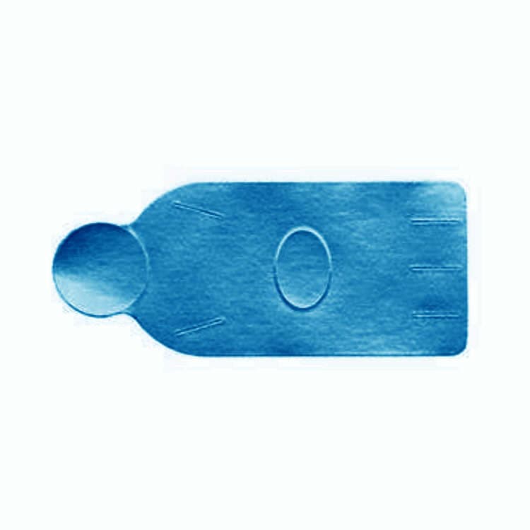 ChemoPlus IVA Seals for B. Braun's Excel Bags and Abbott's small bags, Blue - Box of 1000 - Image 1