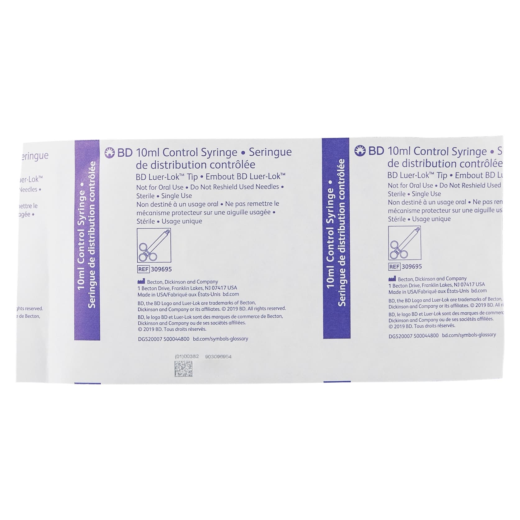 BD 10 mL Control Syringe with Luer-Lok Tip - Image 2