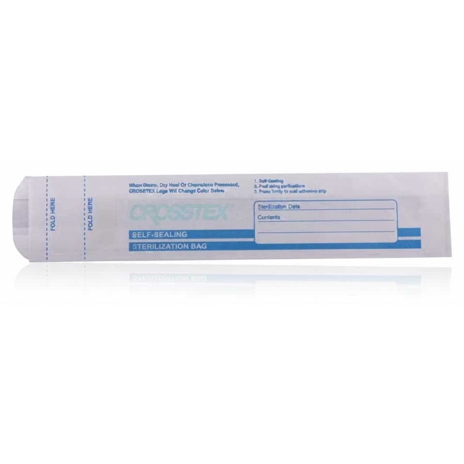 Crosstex Autoclave Bag, 1-1/2 x 2-1/2 Inch - Case of 4000 - Image 1