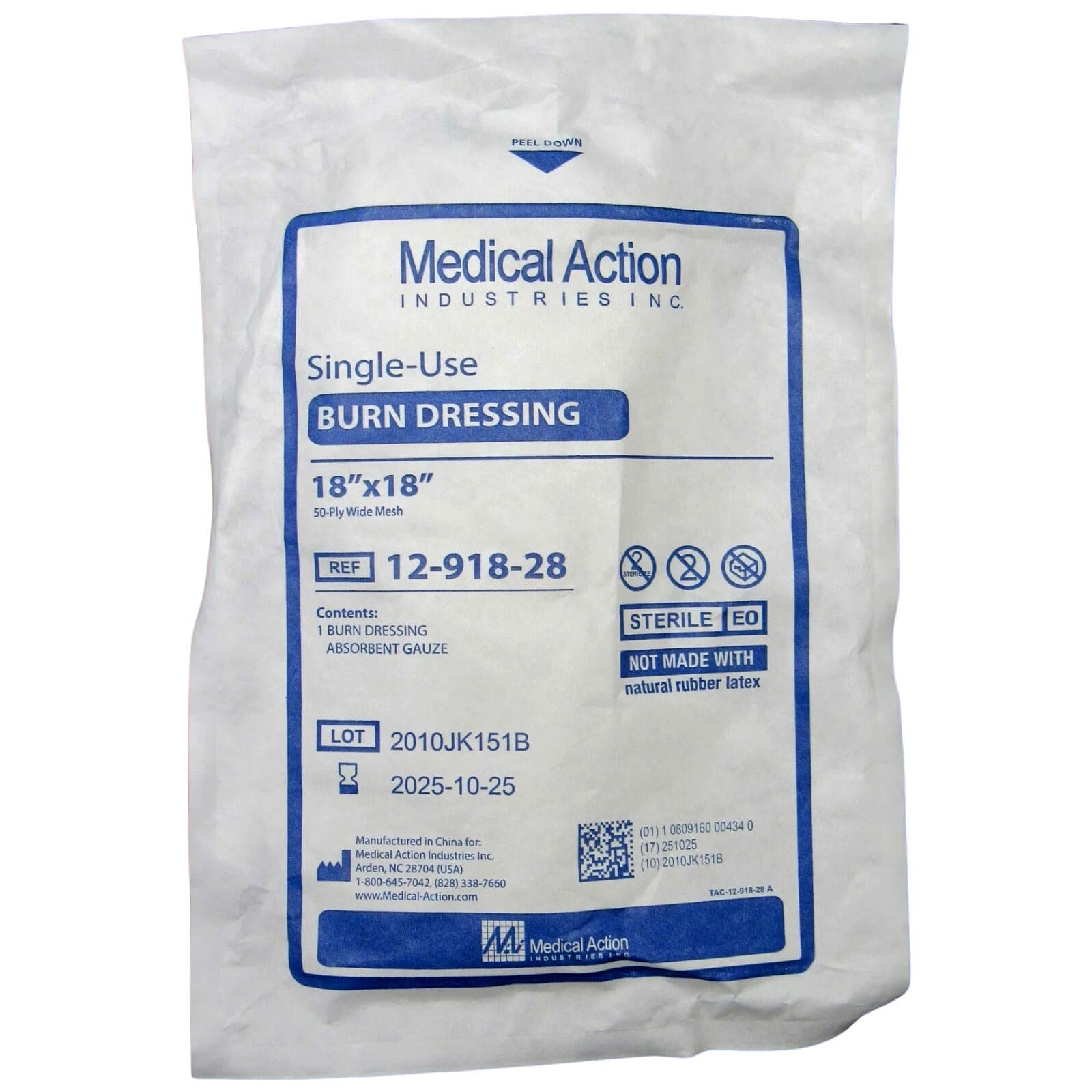 Medical Action Dry Burn Dressing - Image 1