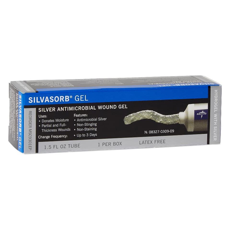 Silvasorb Silver Antimicrobial Wound Gel, 1.5 oz - Each - Image 1