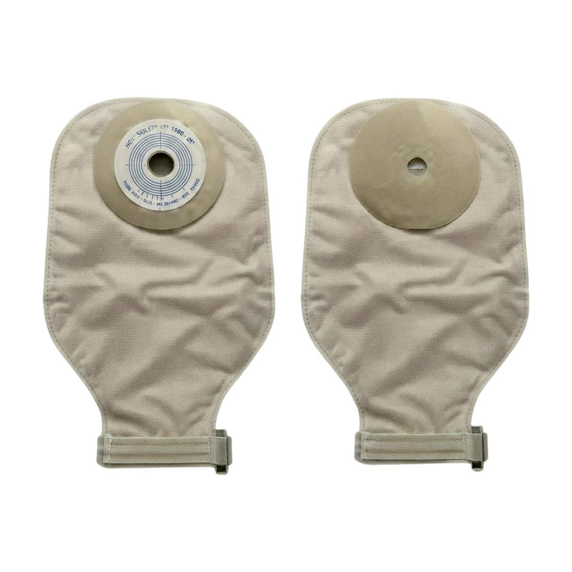 Nu flex adult Precut Pouch, Convex, 7/8 Inch, Trimmed Shield - Box of 10 - Image 1