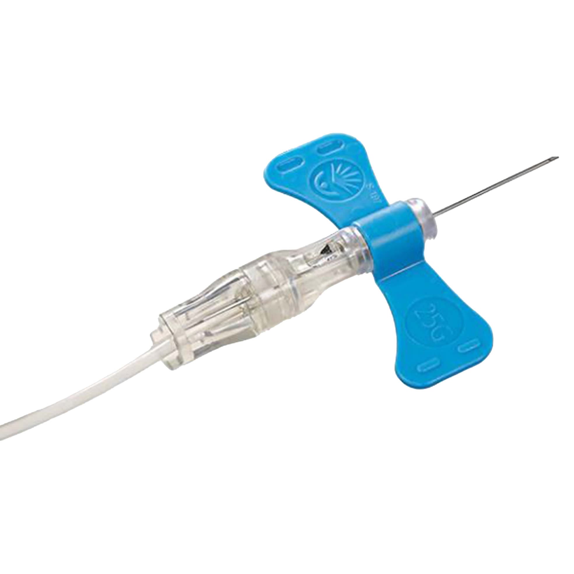 BD Vacutainer UltraTouch Push Button Blood Collection Set, Winged, 21 Gauge - Box of 50 - Image 1
