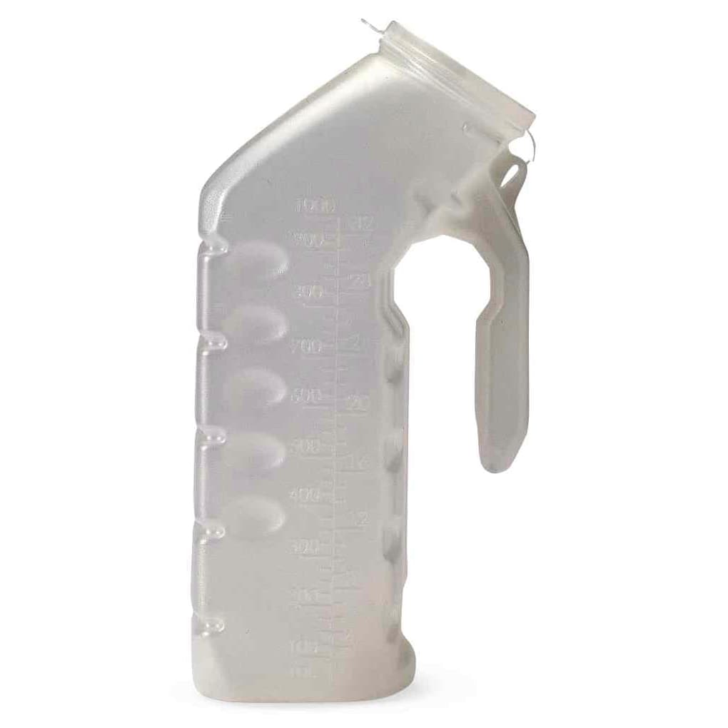 Medline Supreme Male Urinal with Lid - Each - Image 1