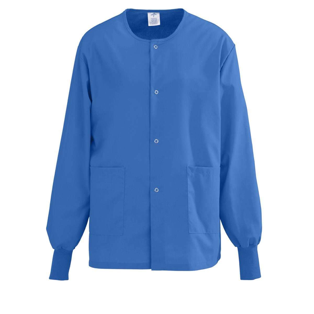 Angelstat Sapphire Unisex Scrub Jackets with Medline Color Coding, Extra Large - Image 1