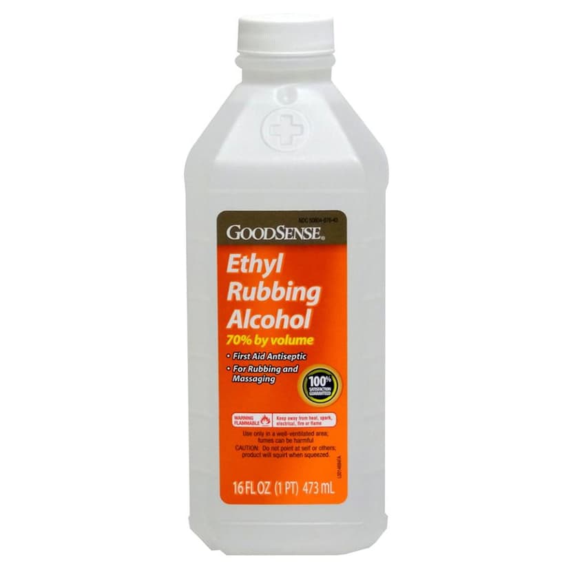 GoodSense Ethyl Rubbing Alcohol 70%, 16 oz Bottle - Each
