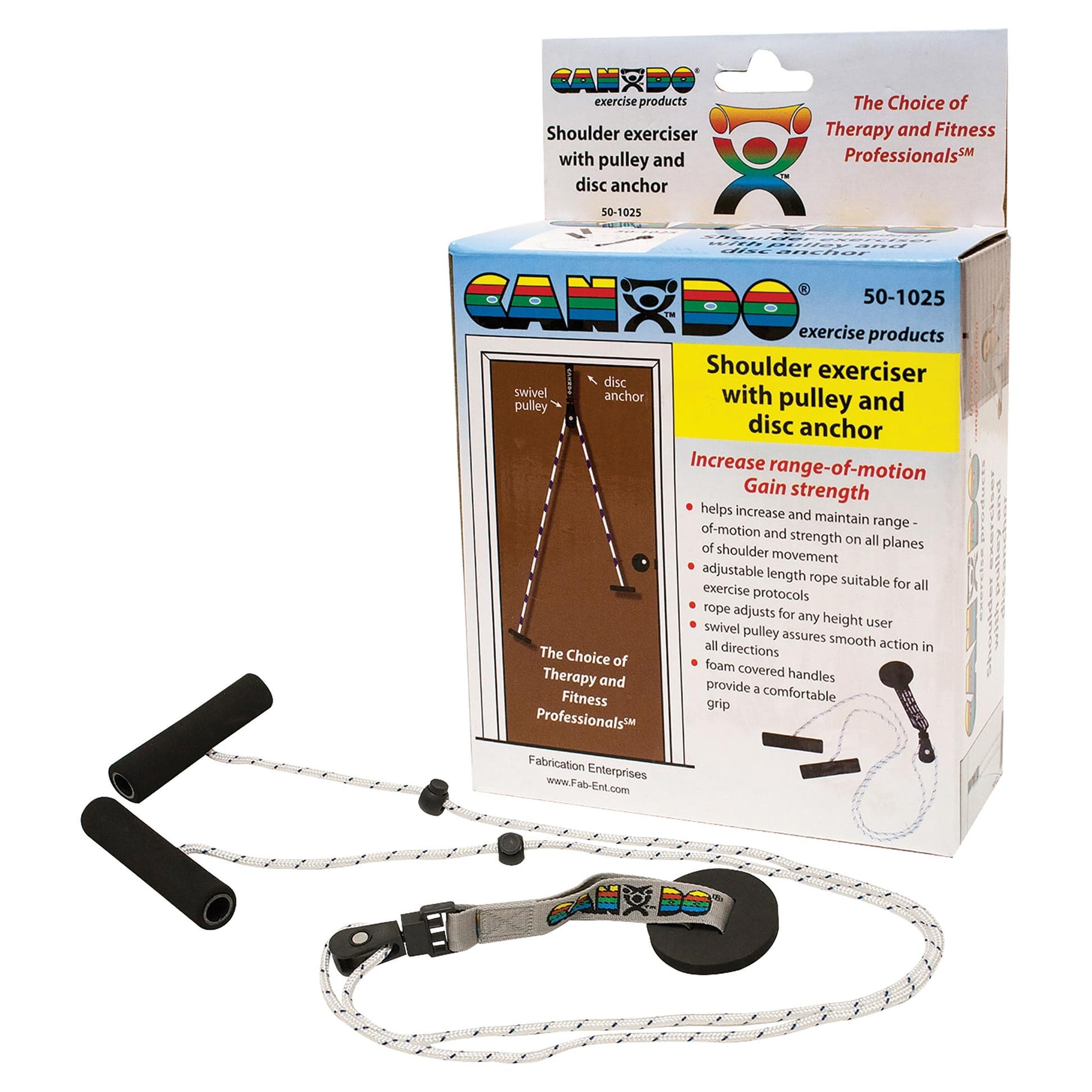 CanDo Overdoor Shoulder Pulley with Door Disc - Image 1