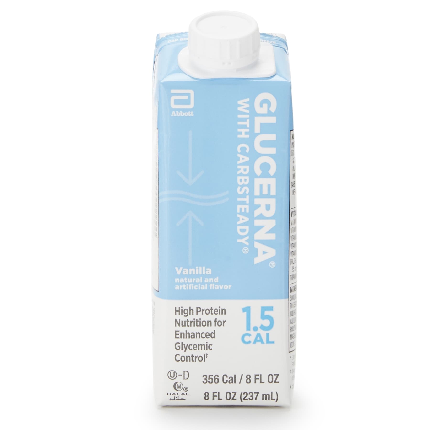 Glucerna 1.5 Cal High Protein Nutrition with CarbSteady, 8 oz - Each - Image 1