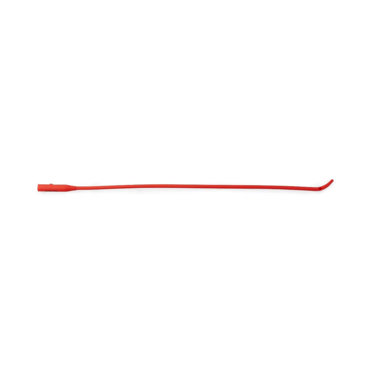 Medline Red Rubber Latex All-Purpose Intermittent Urethral Catheter, 16 Fr, 16" - Each - Image 1