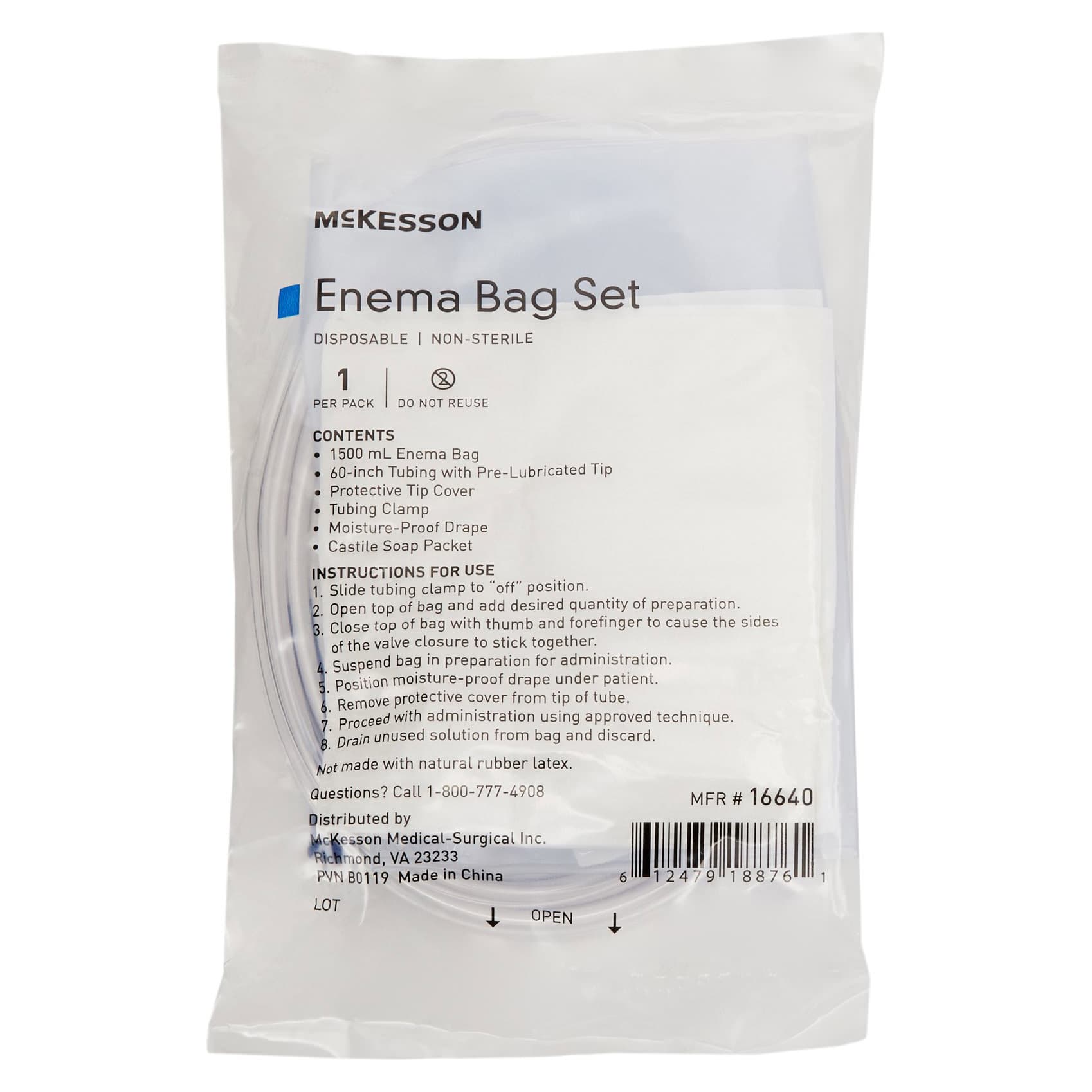 McKesson Enema Bag Set - Image 2