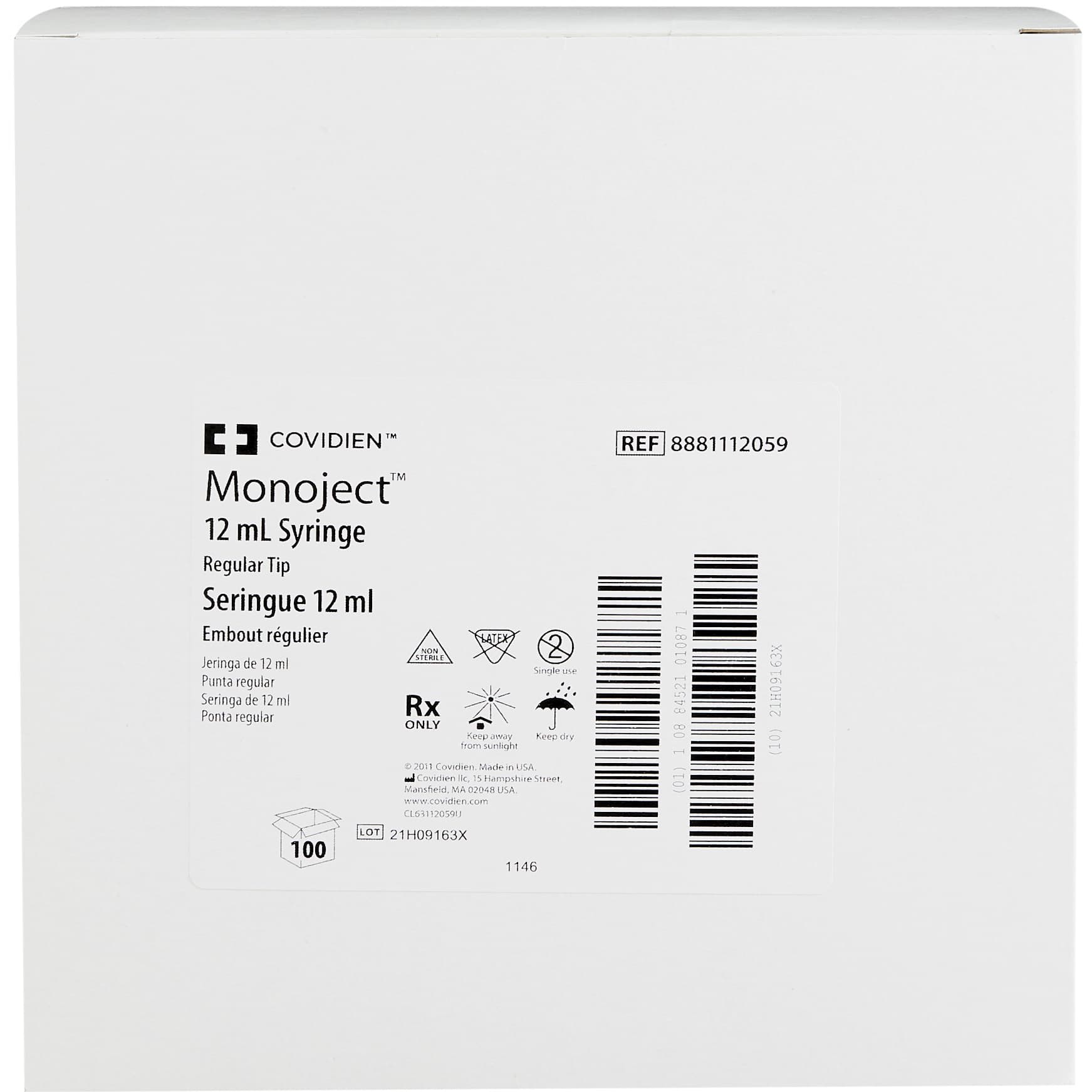 Monoject General Purpose Syringe, Luer Slip Tip - Image 4