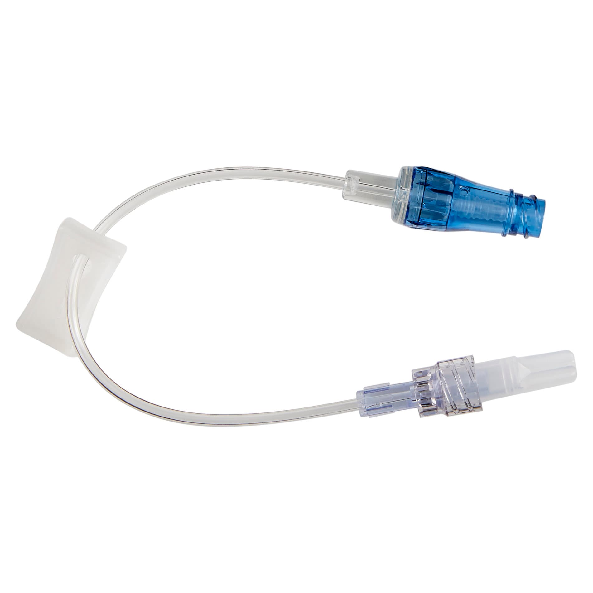 McKesson Small Bore IV Extension Set, Needle Free Port, 0.24 mL, 7 Inch - Case of 50 - Image 1