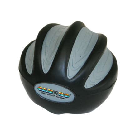 CanDo Digi-Squeeze hand exercise, Medium, Black, Extra Firm - Image 1