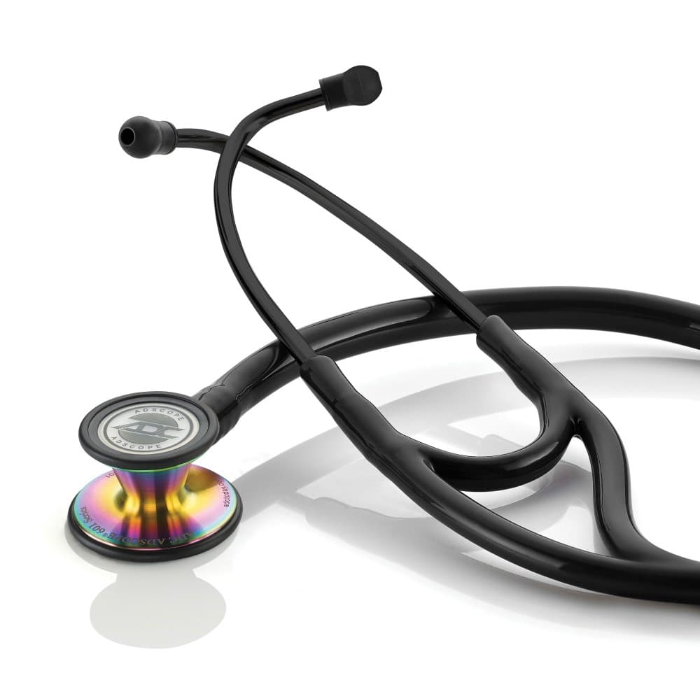 ADC Adscope 601 Convertible Cardiology Stethoscope, Iridescent Tactical - Image 1