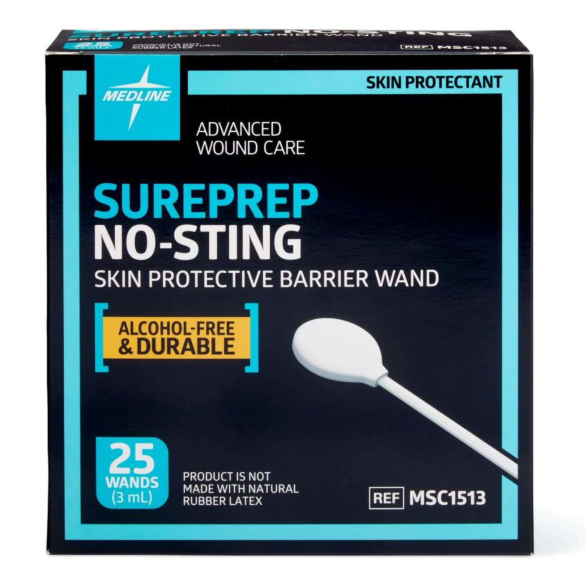 Medline Sureprep No-Sting Skin Barrier Applicator Swab, 3mL - Image 2