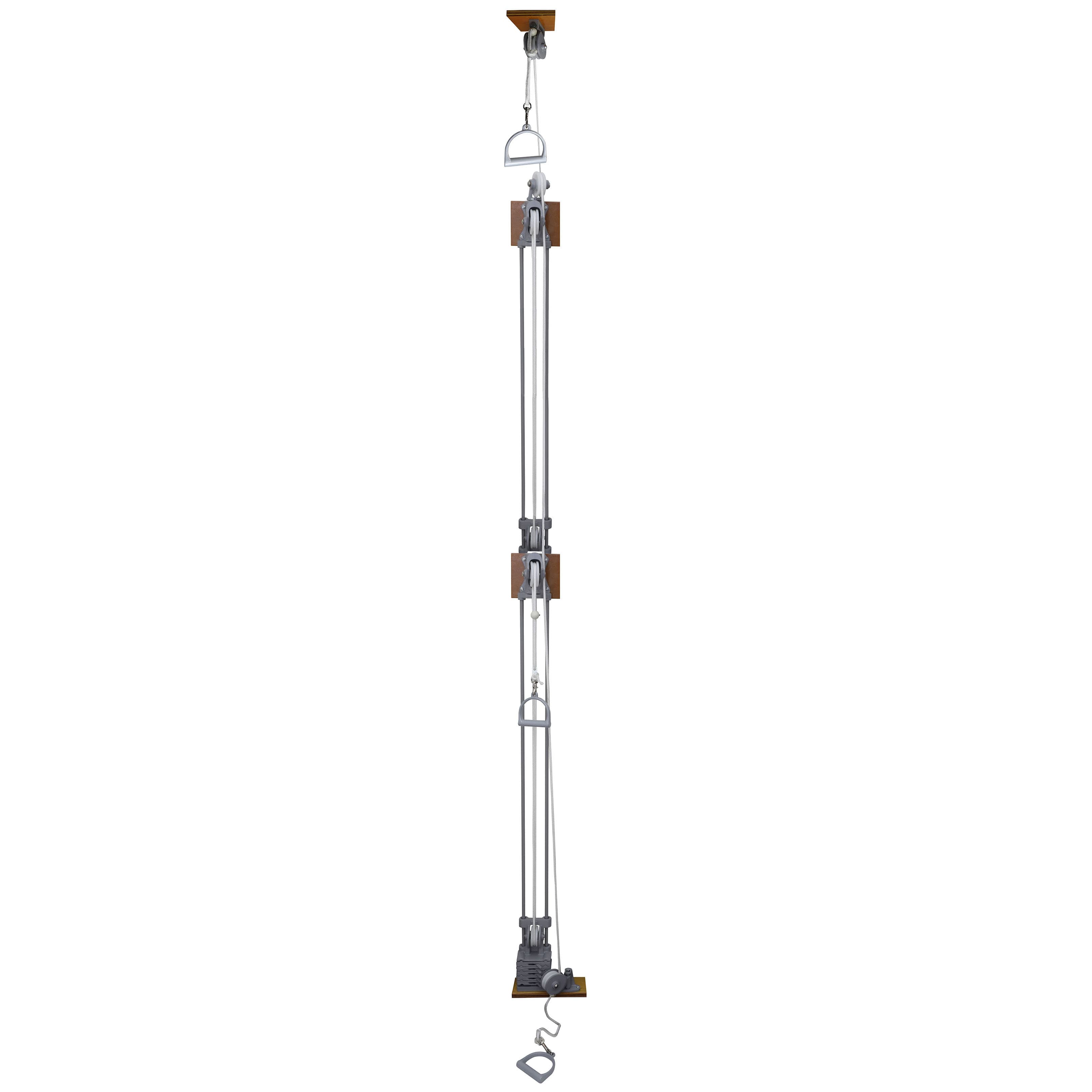 CanDo Chest Weight Pulley System, Triplex handle, 5 X 2.2 Lbs. - Image 1