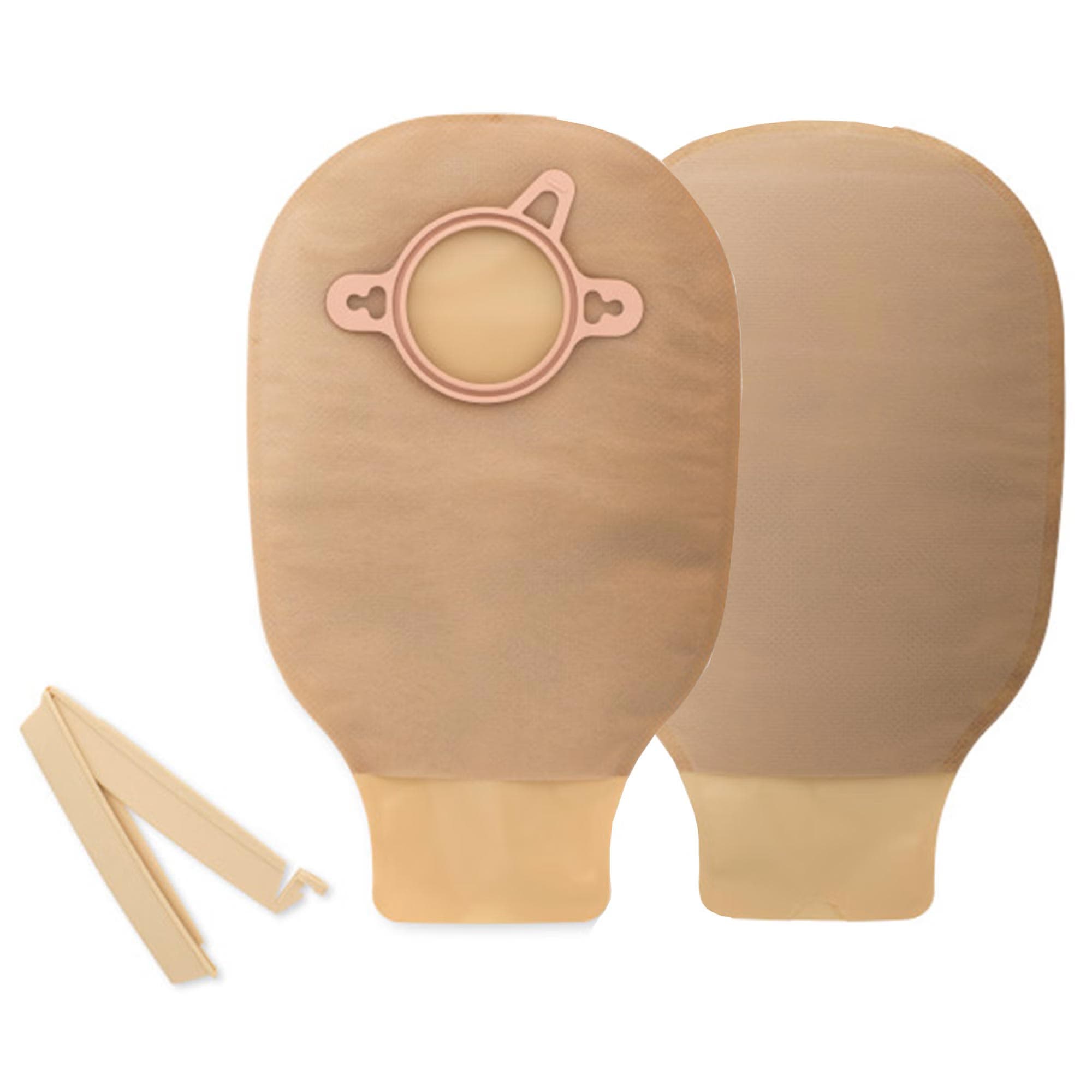 New Image 2-Piece Drainable Mini Ostomy Pouch with Clamp Closure, 1-3/4 Inch - Each - Image 1
