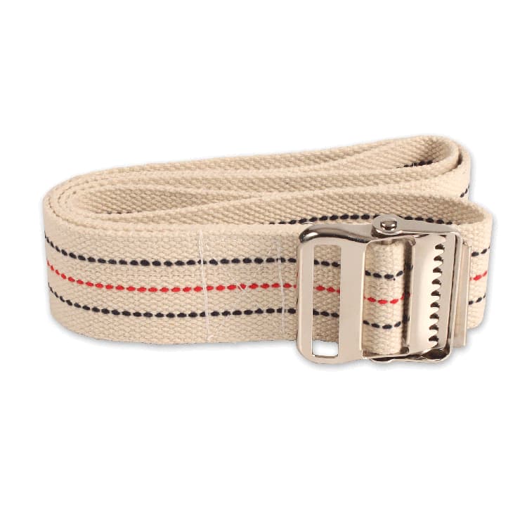 Dynarex Natural Color Gait Belt with Metal Buckle, 60 Inch - Case of 36 - Image 1