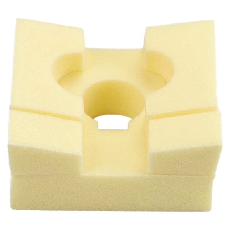 DeRoyal Slotted Head Positioner Without Cover, Yellow, 9 W x 8 D x 4 H Inch - Case of 12 - Image 1