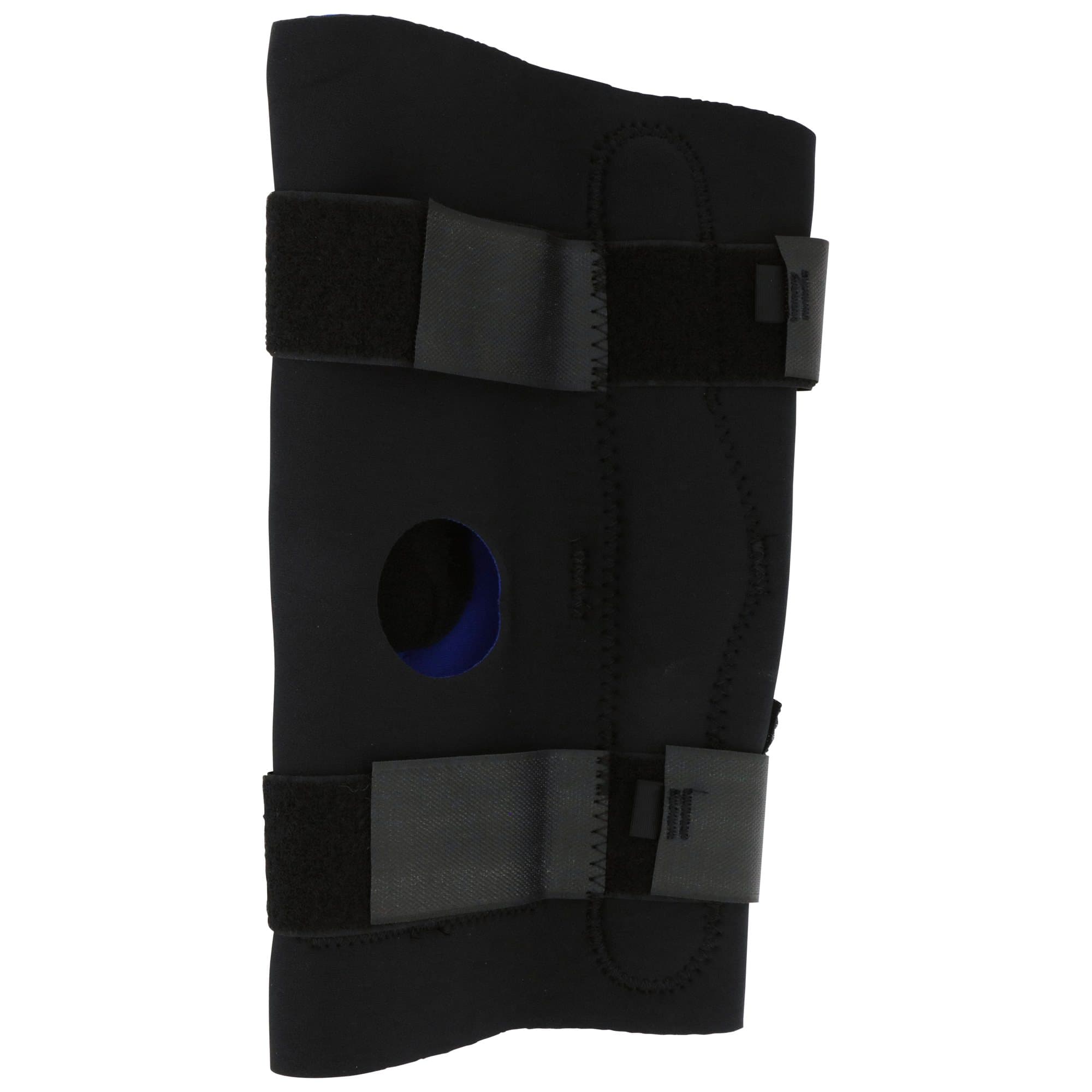 McKesson Wraparound Knee Brace Hook n Loop Strap Closure with D-Rings Black Left-Right Knee - Image 3