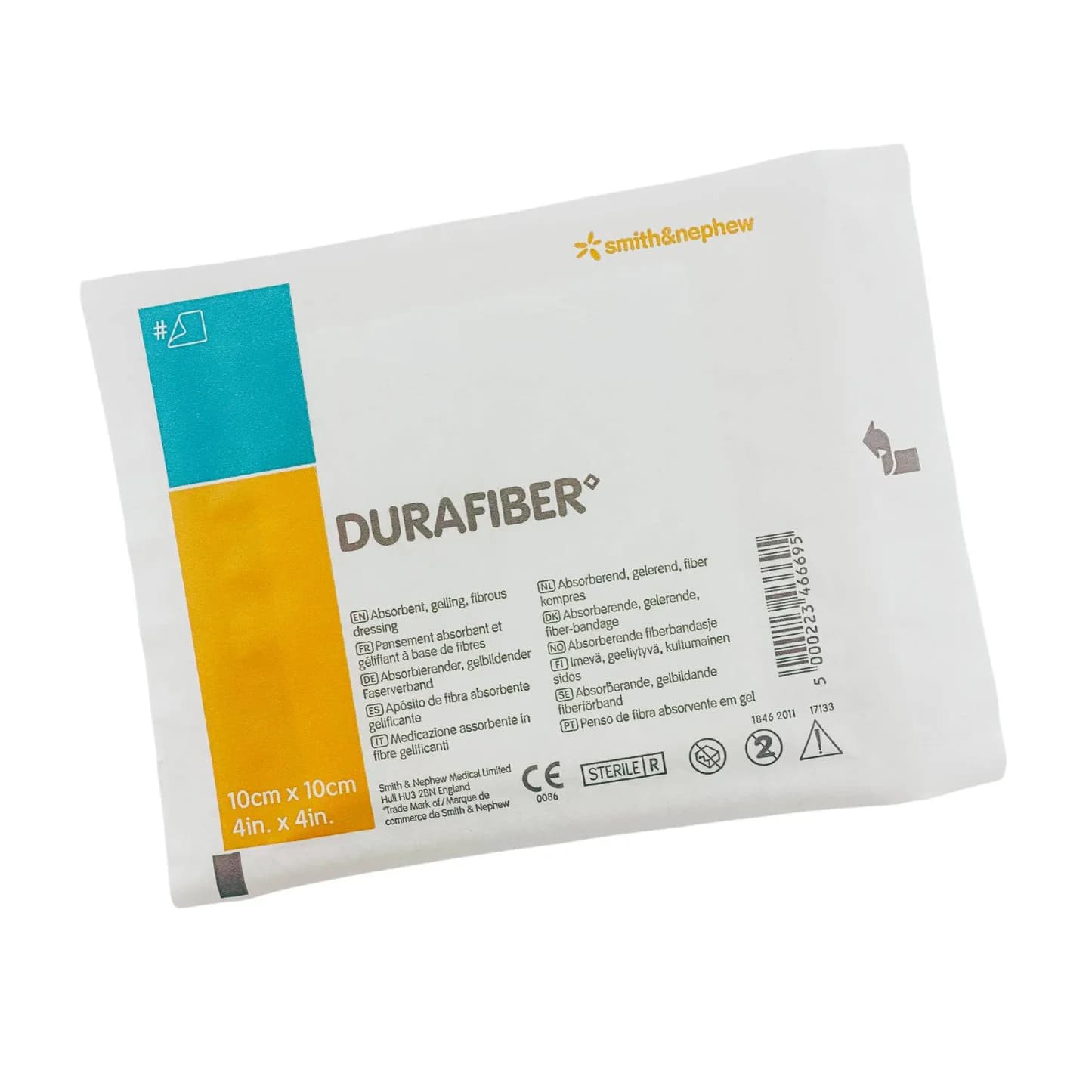 Durafiber Gelling Fiber Dressing, 4 x 4 Inch - Image 1