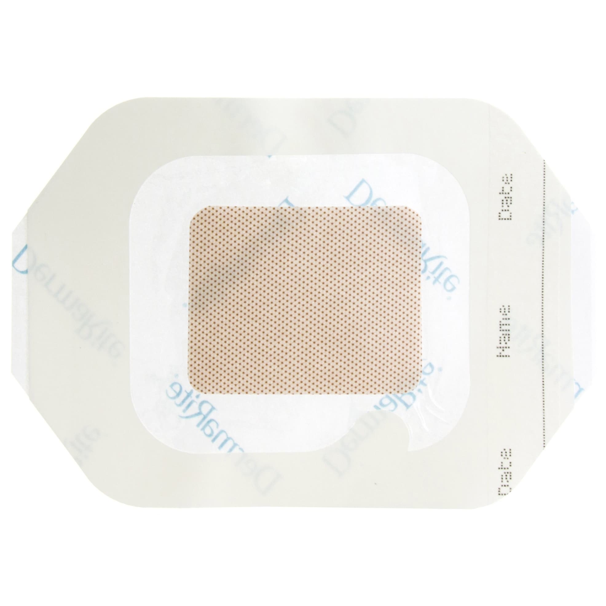 DermaView II Island Transparent Film Dressing with Adhesive Pad and with Label 2 x 2.75 Inch - Box of 50 - Image 2