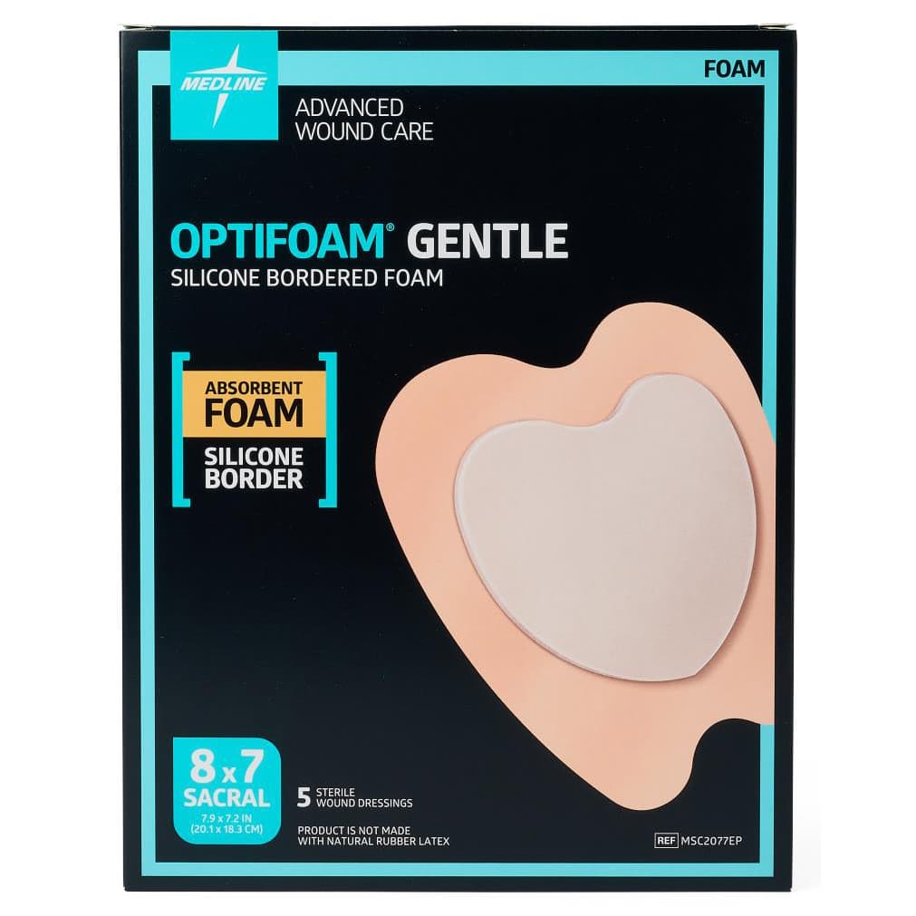 Optifoam Gentle Sacral Silicone Bordered Foam Dressing - Image 2