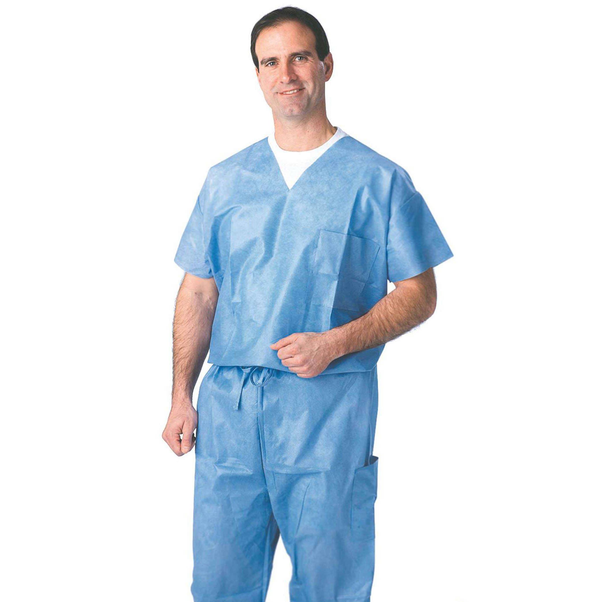 Medline Unisex Scrub Shirt - Image 2