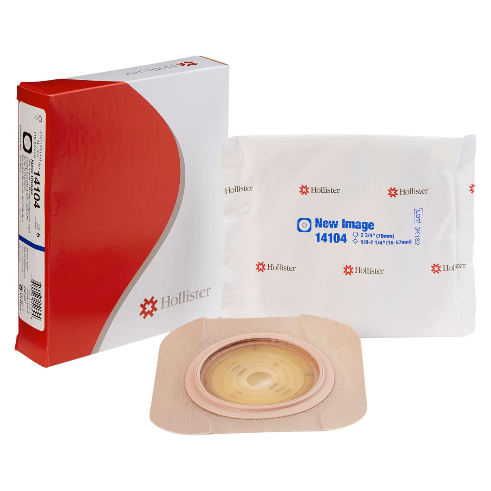 New Image Flat FormaFlex Skin Barrier, 2-3/4 Inch - Box of 5 - Image 1