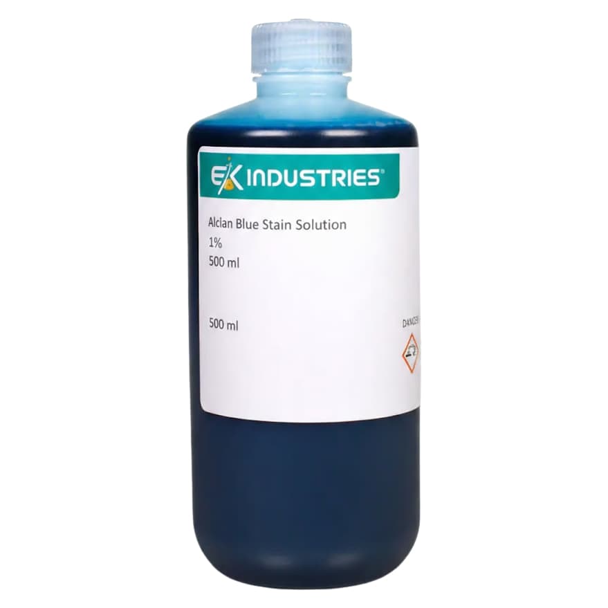 Alcian Blue Stain Solution 1%, pH 2.5, 500 ml - Each