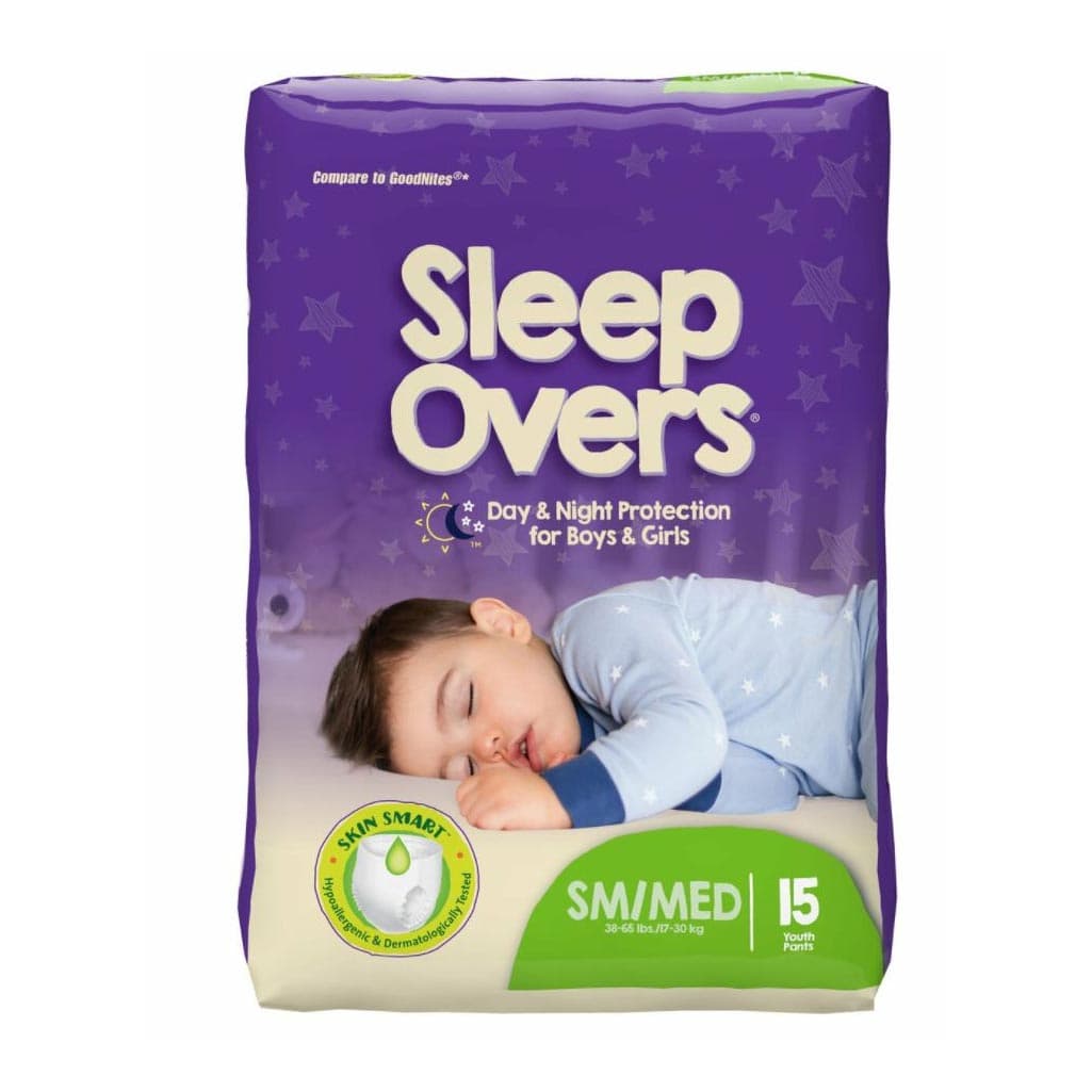 Cuties Sleepovers Youth Pants, Small-Medium - Package of 15 - Image 1