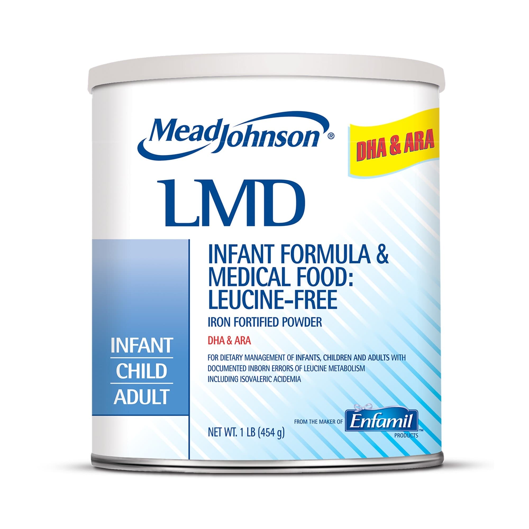 LMD Leucine-free Infant Formula, Powder, 1 lb - Case of 6 - Image 1