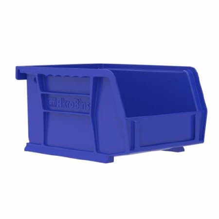 Akrobins 10 lbs Storage Bin, Blue, 5-3/8" L x 4-1/8" W x 3" H - Case of 24 - Image 1