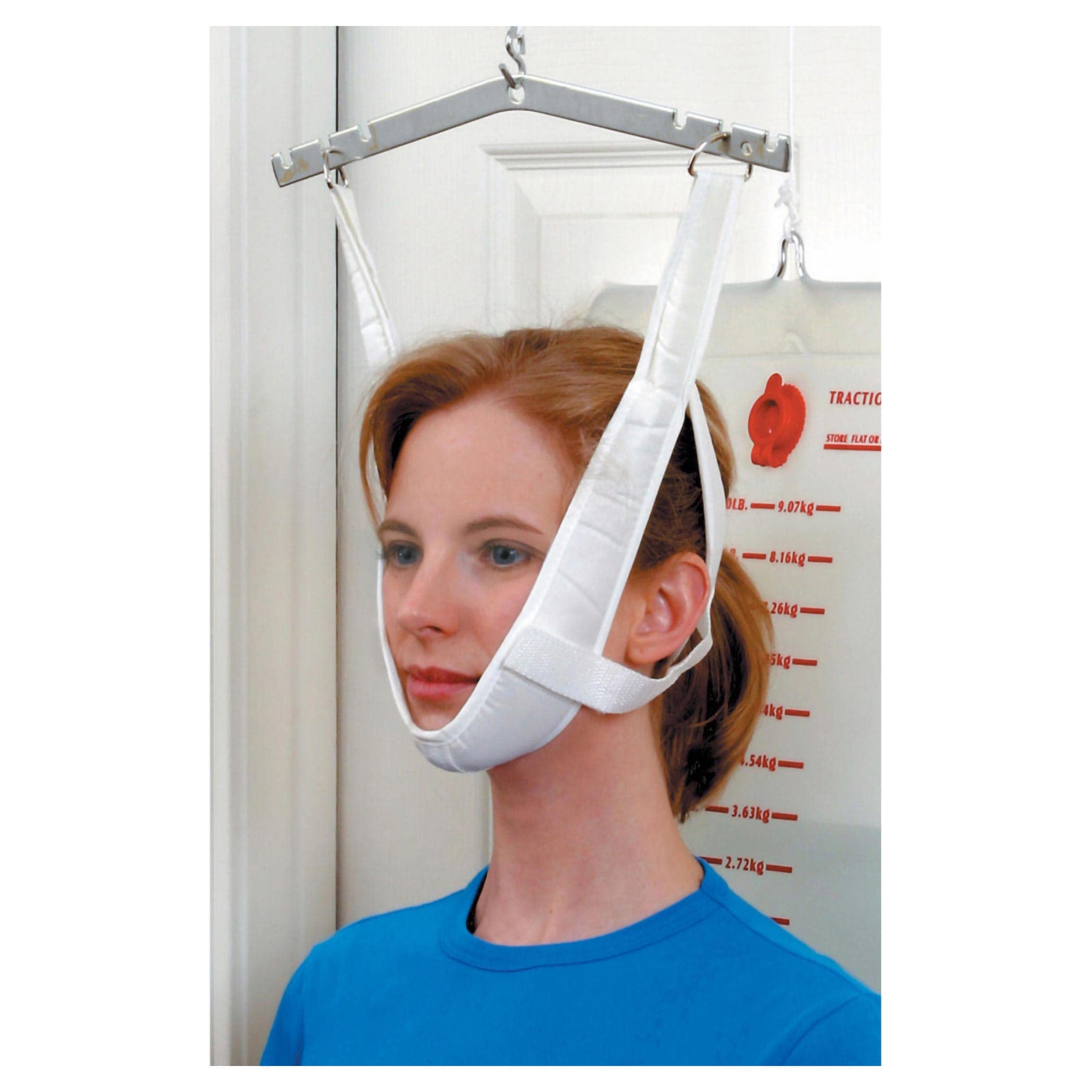 DMI Hook and Loop Strap Closure Cervical Traction Kit, Overdoor - Image 3